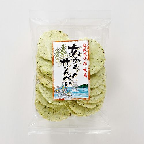 宗像大島あかもくせんべい（80g）｜辛子めんたいこ海千 オンライン