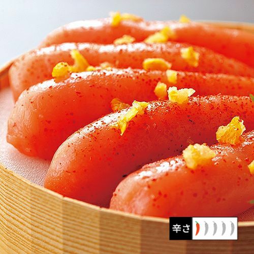 無着色】辛子明太子 柚子 樽入（270g）｜辛子めんたいこ海千