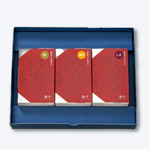 春の明太子三種セット外箱