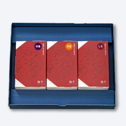 ご当地明太3種　ギフト箱