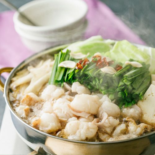 無添加博多もつ鍋調理イメージ