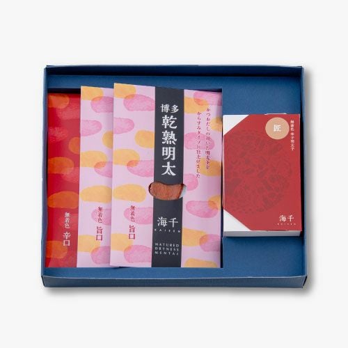 彩セット【匠明太・乾熟明太3枚セット（旨口2・辛口1）】｜辛子